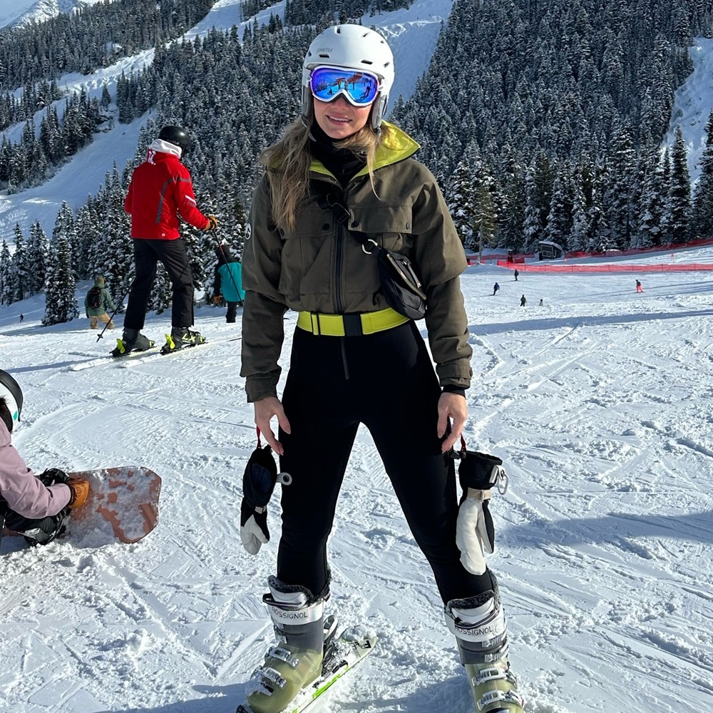 CORDOVA Telluride belted two-tone wool-blend and twill ski suit size XS